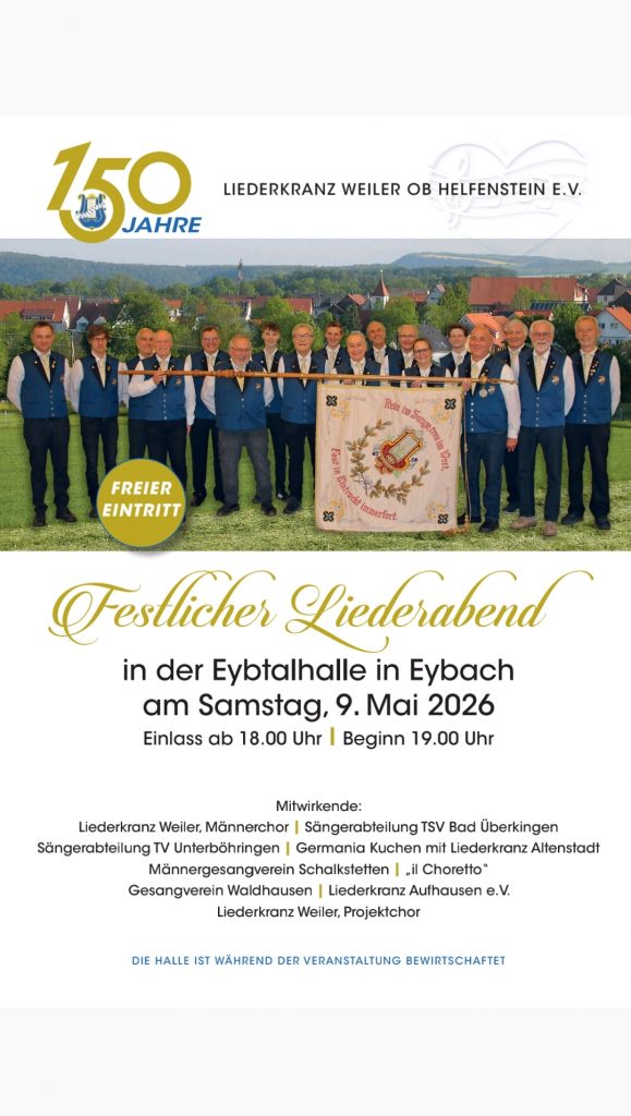 150 Jahre Liederkranz Festabend